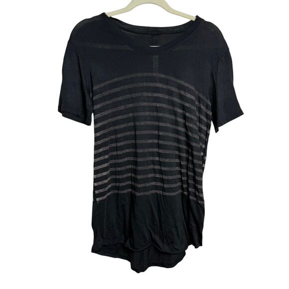 Raquel Allegra Basics Striped Tee Sz 0 (US S/4) - Picture 1 of 3